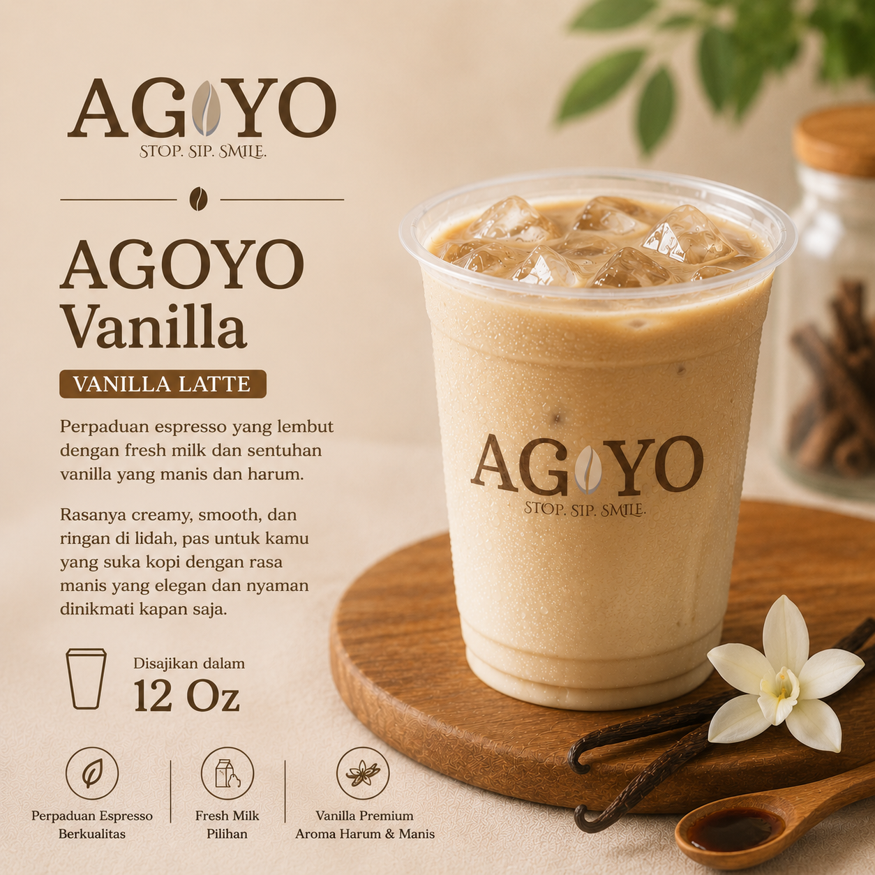 AGOYO Vanilla - Vanilla Latte